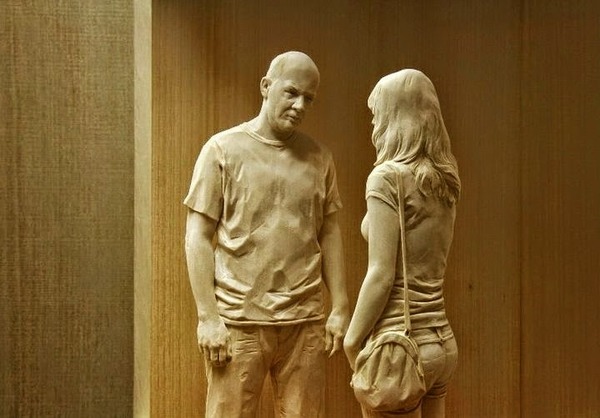 Peter Demetz の木の彫刻 7
