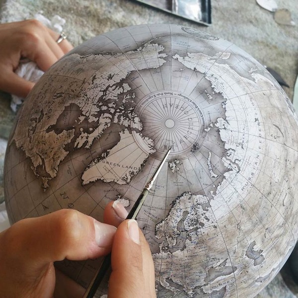世界を旅したくなる。価値ある手作り地球儀の製作現場 (7)