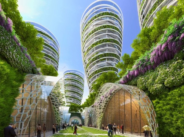 50年の未来都市スマートシティinパリの構想イメージ