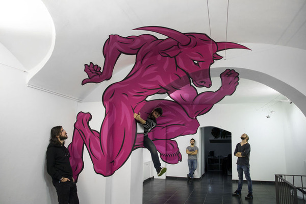 立体的なグラフィティアート！アナモルフィックで3Dな壁画 (7)