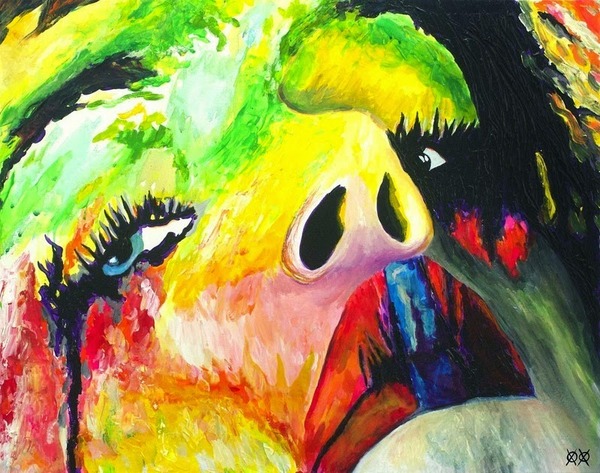 全盲の画家、ジョン·ブランブリットの絵画8