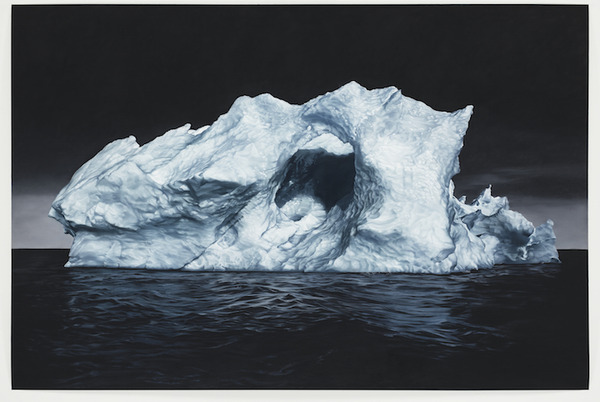 リアルなパステル風景画！変わり行く南極の氷を描く (12)