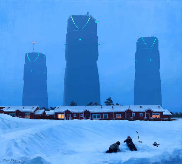 Sci-fi イラスト Simon Stålenhag 5