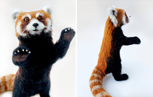 レッサーパンダのぬいぐるみ