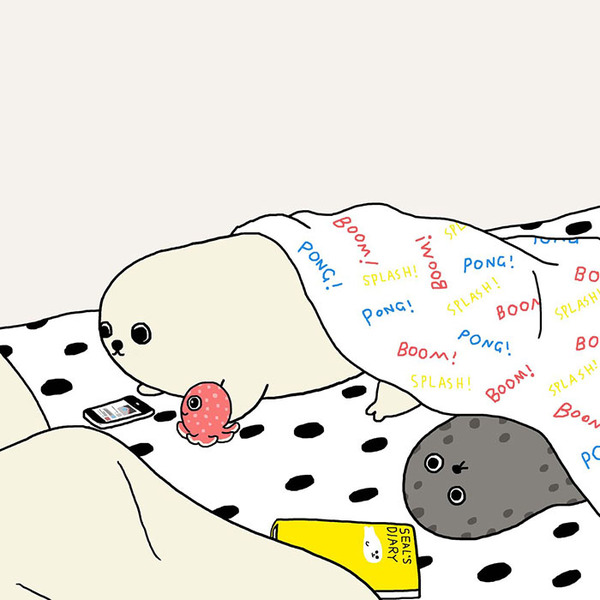 ゆ ゆるすぎる アザラシの日常生活を描いた癒されイラストシリーズ ゆ ゆるすぎる アザラシの日常生活を描いた癒されイラストシリーズ