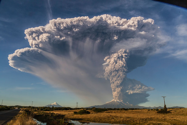 チリのカルブコ火山噴火 2015年 6