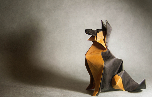 一枚の紙から折り紙で作る動物!折り紙アート (8)