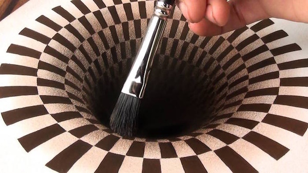 立体的すぎる!紙上に描かれた3Dドローイング【錯視】 2