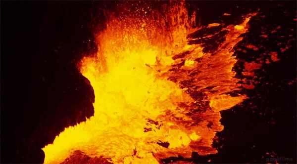 キラウエア火山の溶岩