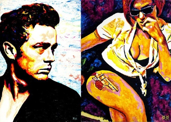 全盲の画家、ジョン·ブランブリットの絵画9