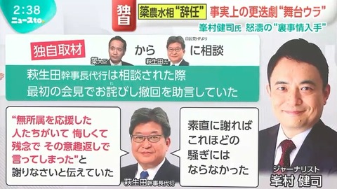 萩生田「簗の起用はやめましょう」 高市「やだ！」 萩生田「最初にまず謝ろう」 簗「やだ！」