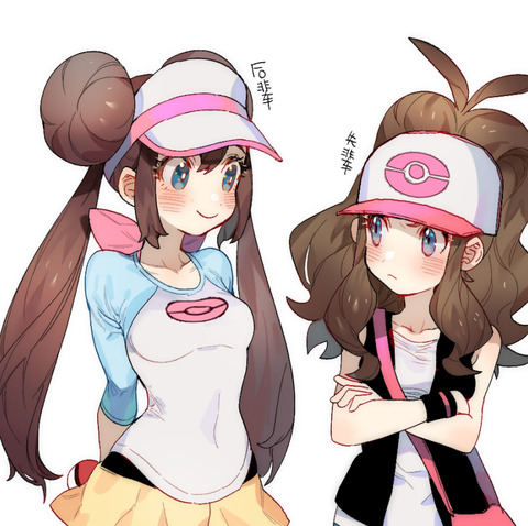 画像 ポケモンbwの女主人公 どっちが好き 人気の話題まとめましたm9 W