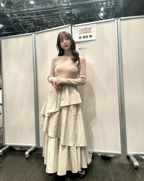 【gif画像】巨胸女子アナの森香澄さん（28）、お胸の柔らかさを公表ｗｗｗｗｗｗｗｗｗｗｗｗ