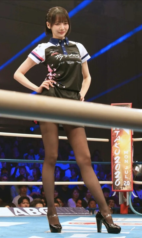 【画像】岡田紗佳さん(32)役満ボディでラウンドガールとして登場ｗｗｗｗｗｗｗｗ