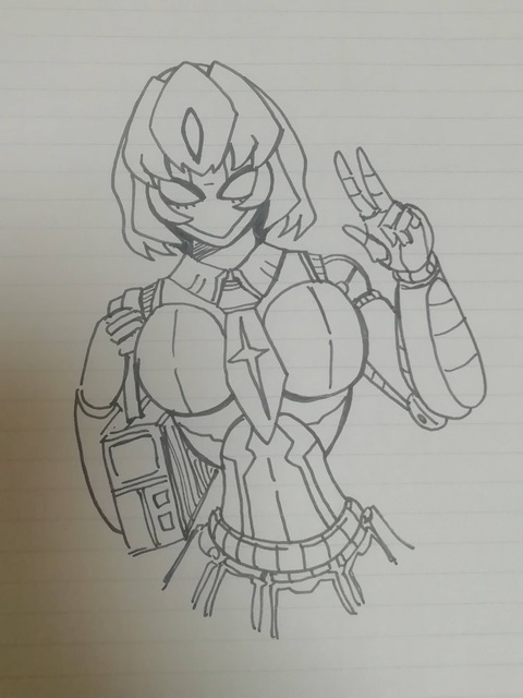 可愛いロボット女子高生のイラスト描いてみたwwwwwwwwwwwwwwwwww 人気の話題まとめましたm9 W