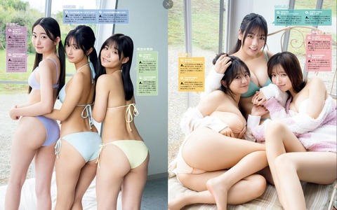 【画像あり】このグラビアアイドルの中で、誰と突き合いたい？