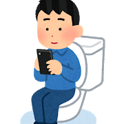 toilet_smartphone_man