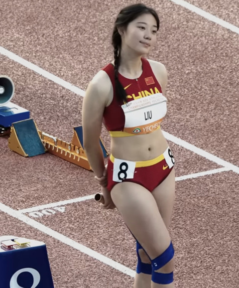 【画像】中国の陸上選手、かわいい