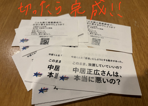 中居ヅラババア、とんでもないビラを配る模様🥹ｗｗｗ （※画像あり）
