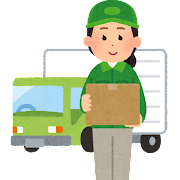 takuhai_truck_woman_nimotsu