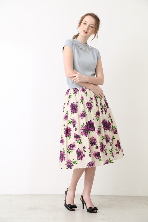 JILLSTUART アイリス フラワースカート