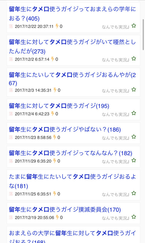 悲報 硫酸男 なんjで 留年生にタメ口使うな というスレを立てまくっていたんじゃないかと話題に ラビット速報