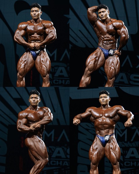 【画像】アジア人ボディビルダー、意外とイケる💪