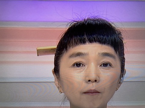 【画像】NHKの女性アナウンサー、髪に櫛を刺したままニュースを読んでしまうｗｗｗｗｗｗｗｗ