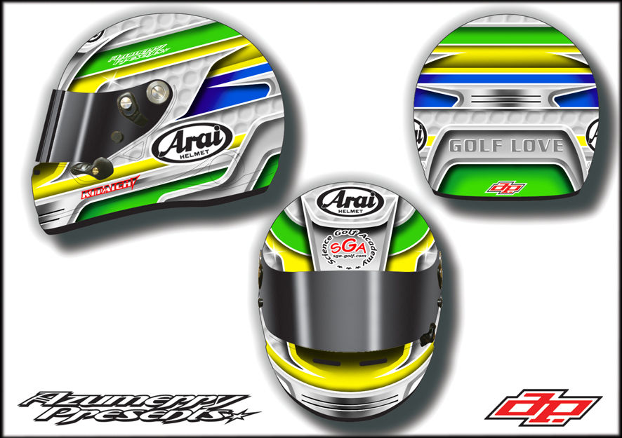 オリジナルヘルメットペイント 00 Racing Project