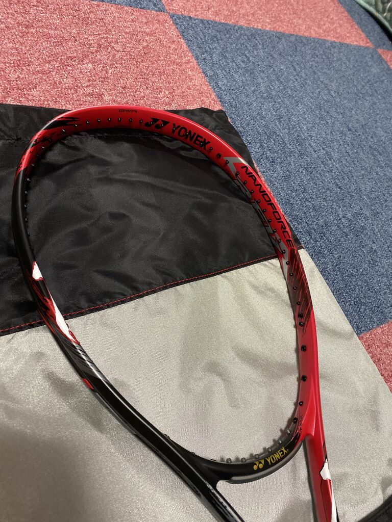 ナノフォース8v 赤 ヨネックス NANOFORCE 8V REV ナノフォース 8V レブ