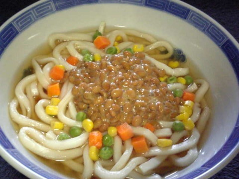 納豆うどん