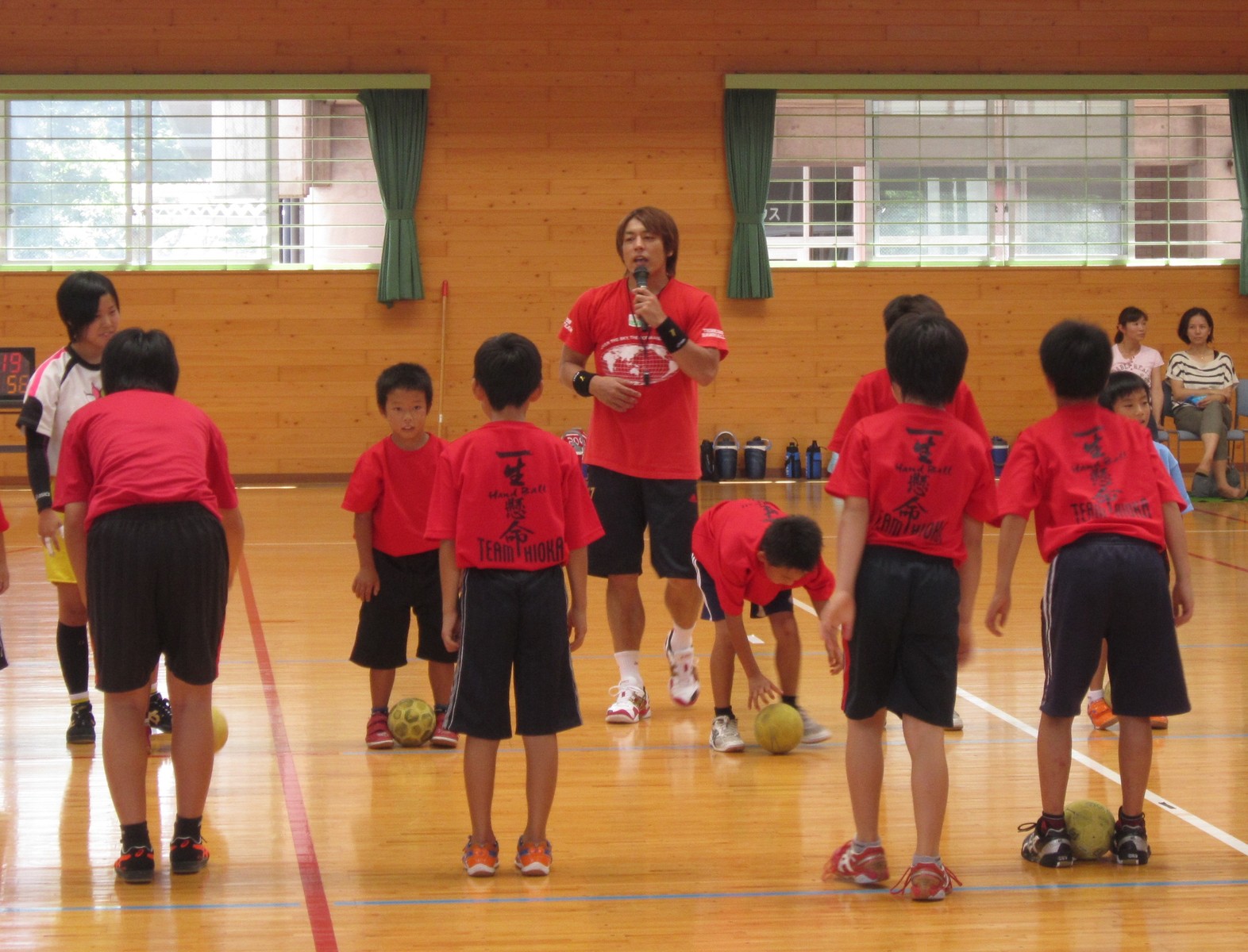 宮崎大輔選手が帰ってきた 小学生ハンドボール教室 Nave クボタヨシフミ ラジバカ