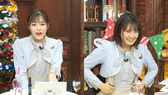 乃木坂46 柴田柚菜 清宮レイ この二人元気で楽しいgif 5連発 キャプ画まとめ 猫舌showroom 乃木坂46まとめ ラジオの時間