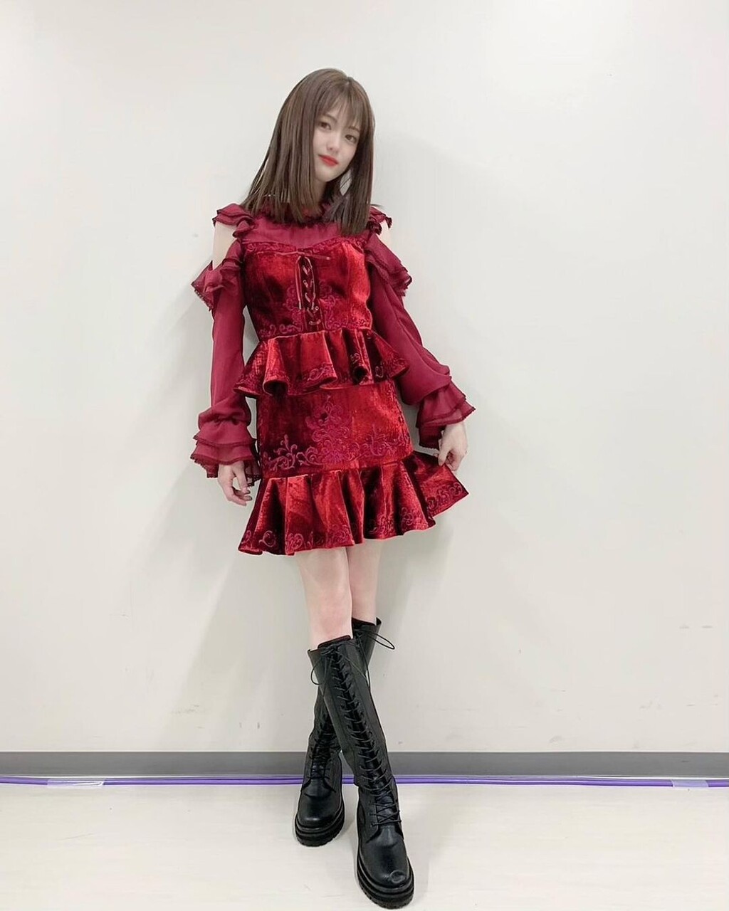 乃木坂46 松村沙友理 りんご色のオープニングのお衣装 めちゃくちゃかわいい 坂道まとめ速報