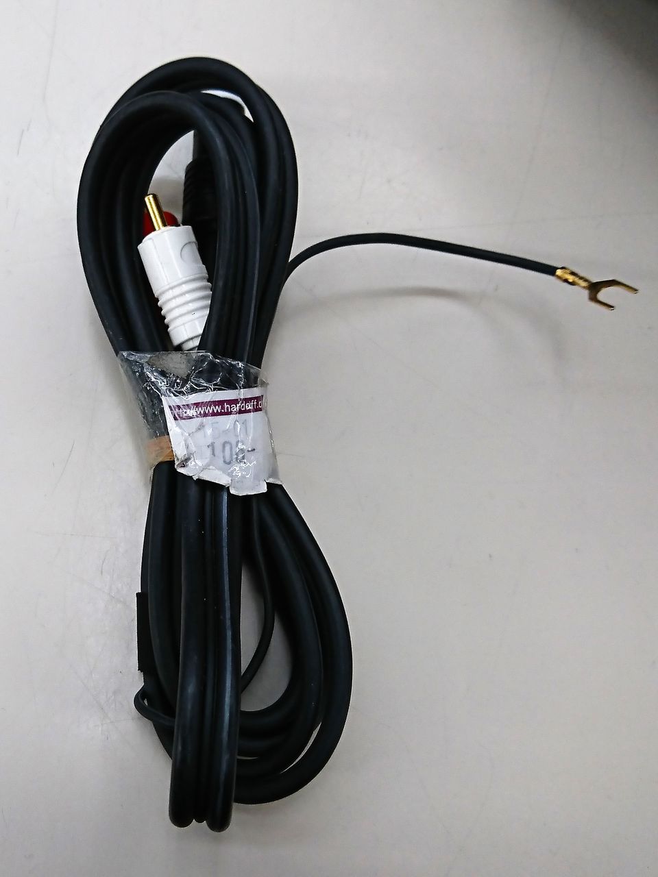 19年1月日のハードオフ 108円のフォノケーブル 旧 ハードオフ ブックオフ ジャンクオーディオ三昧