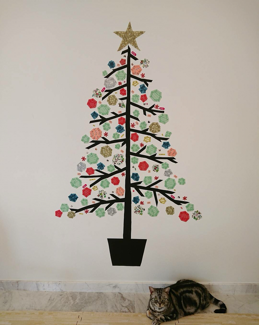マスキングテープでクリスマスツリーを作ってみようと思い立ったけど Happy End のその後 Powered By ライブドアブログ