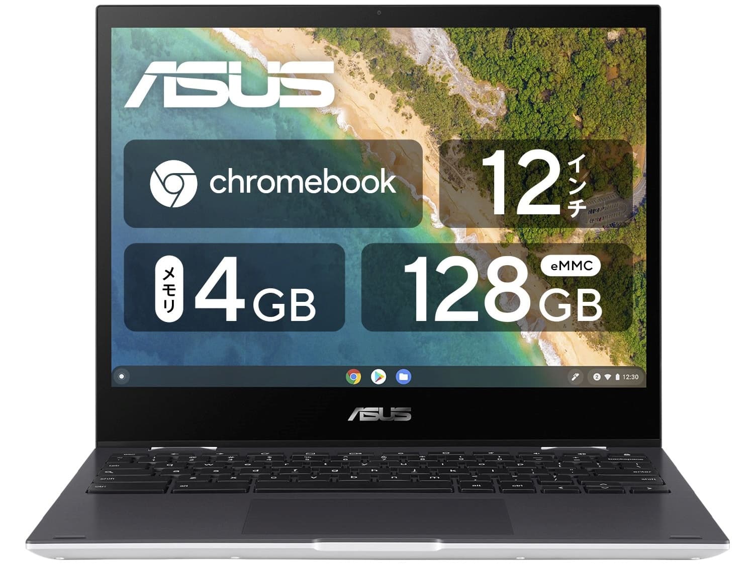 Chromebook Flip CM3 CM3200FM1Aを発表 12インチ画面比3:2の軽量