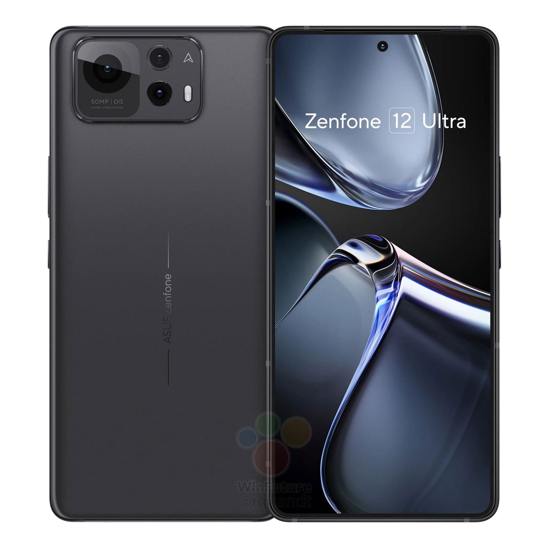 Zenfone 12 Ultra レンダ画像リーク ROG Phone 9がベースの大型スマホ