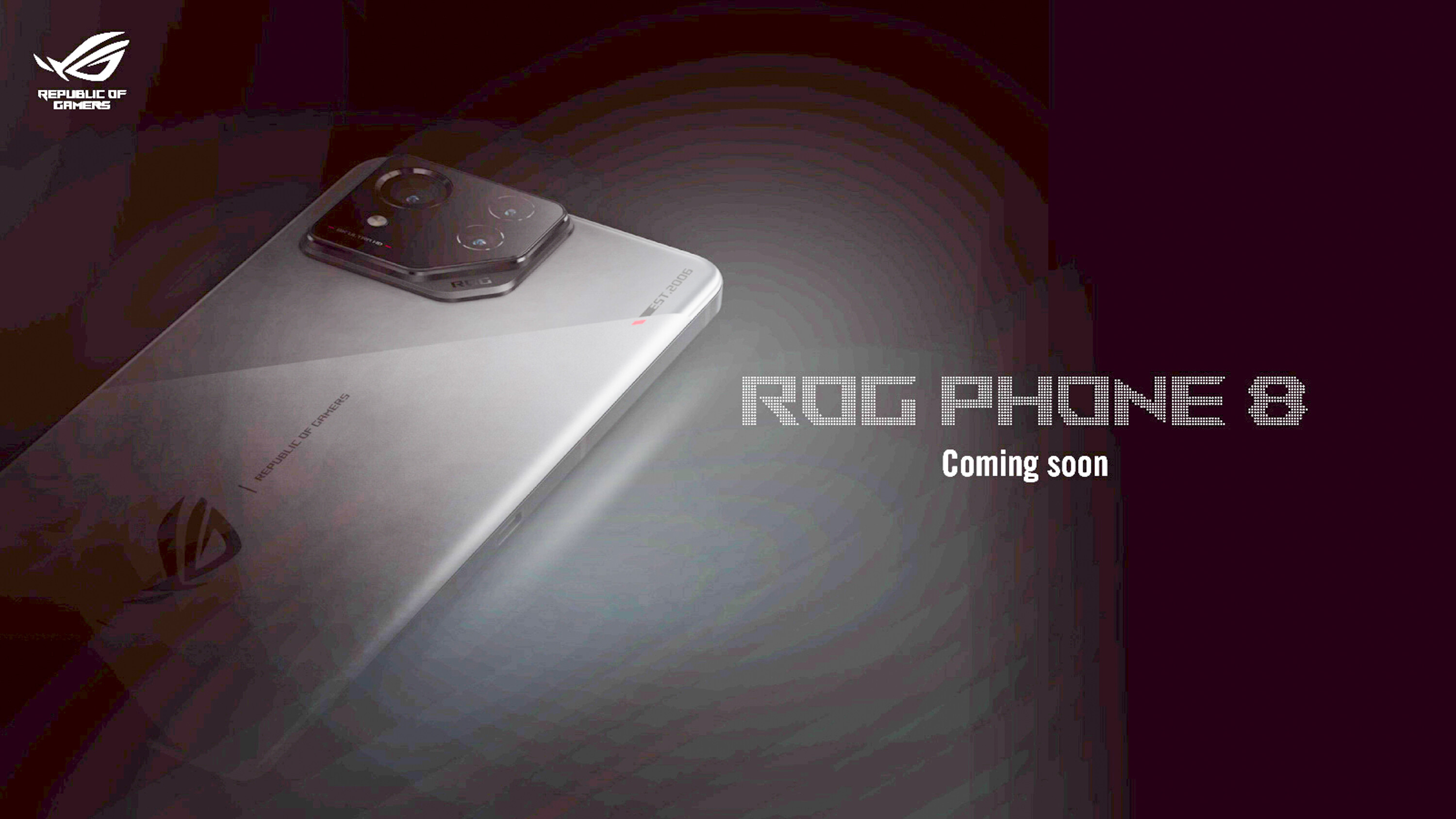 ROG Phone 8 ティザー画像公開 フラットになった背面デザイン判明
