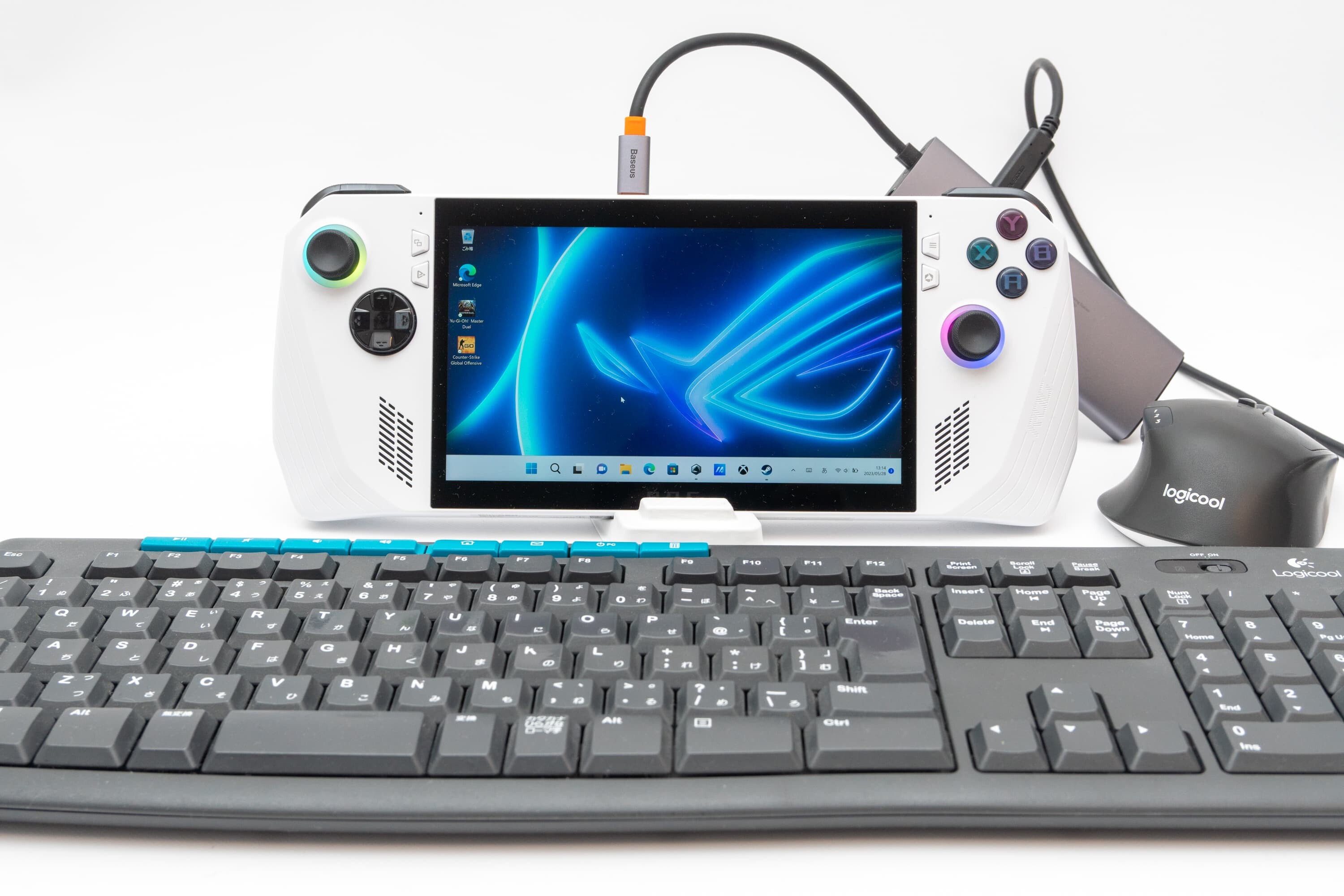 付属品とおまけ付　ROGAlly　ゲーム　エイスース　ゲーミングPC USBハブ ROG Ally 8ヵ月以上使用して買ってよかった、持っててよかった