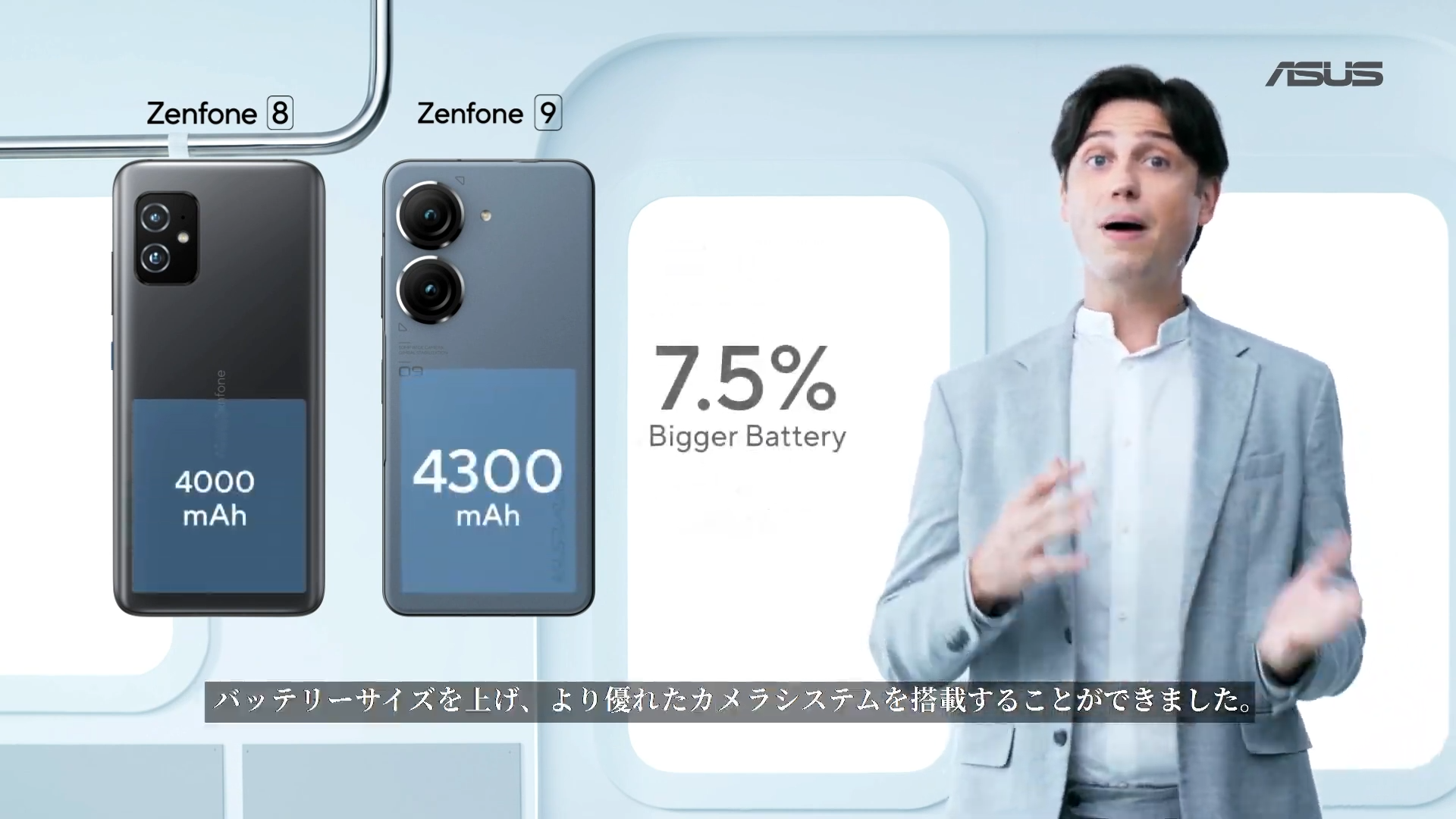 Zenfone 9 グローバル発表 カメラの大幅進化に片手操作の Zenfone 9 グローバル発表 カメラの大幅進化に片手操作の