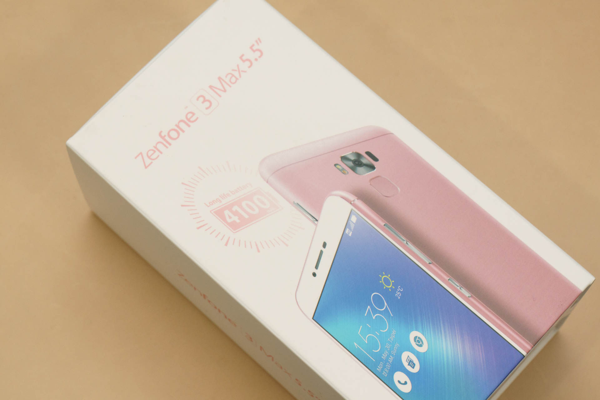 ZenFone Max ZC553KL購入！開封と外観フォトレビュー #ピンクのZenFone