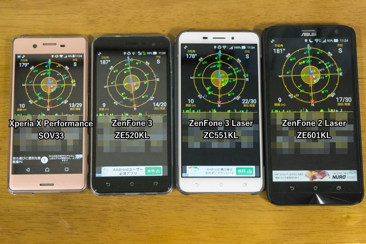 Zenfone 3 Laser Zc551klの気になる性能やgps精度をチェック Asus好きのzenblog ゼンブログ