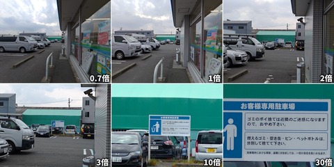 ROG Phone 8 Pro ズーム比較