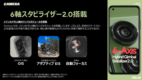 Zenfone 10 ジンバル