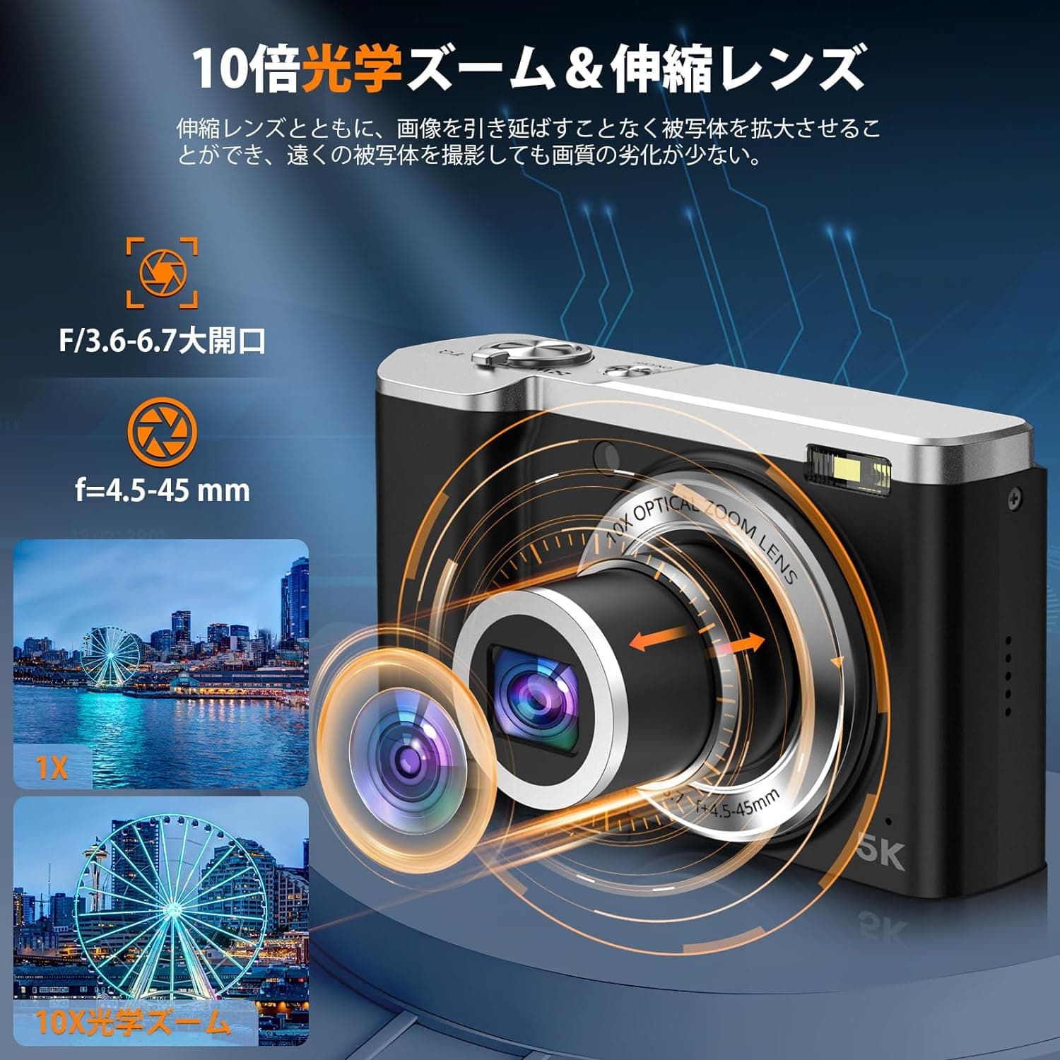 ☘️動作良品☘️スマホ転送 INSIGNIA 4倍光学ズーム コンデジ ☘️動作良品☘️スマホ転送 INSIGNIA 4倍光学ズーム コンデジ