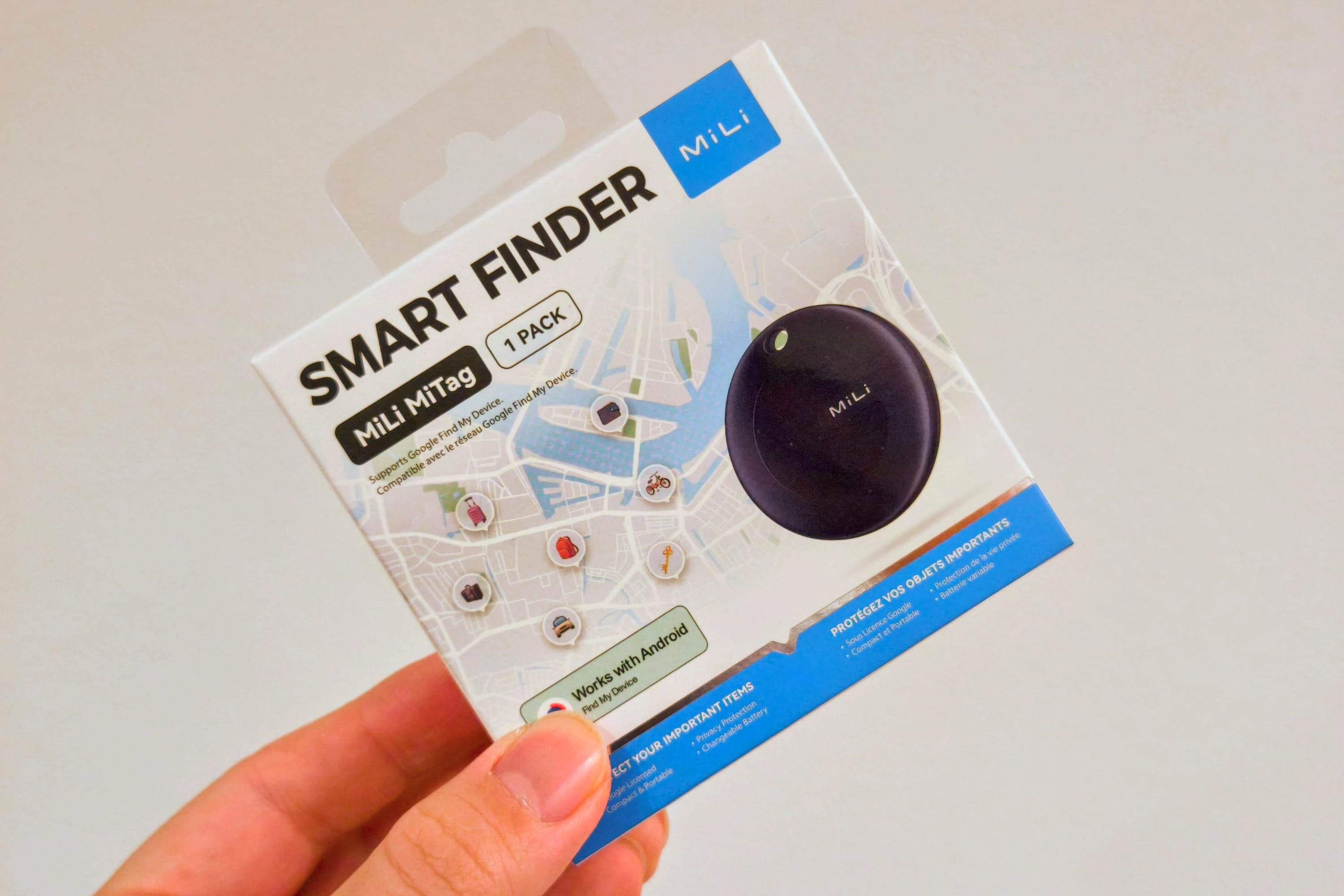 スマートトラッカー MiLi MiTagを購入 Google Find My Device