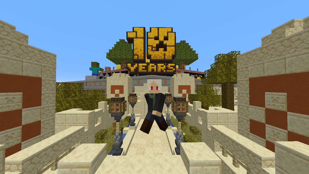 Minecraft 10th おめでとうございます 四角い世界の永久初心者