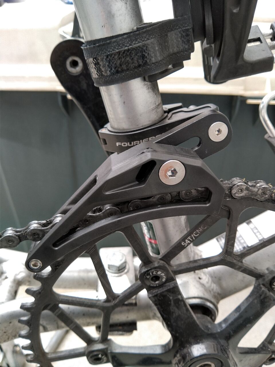 てなグッズや SoyBeansFOURIERS MTB 自転車 チェーンガイド 自転車