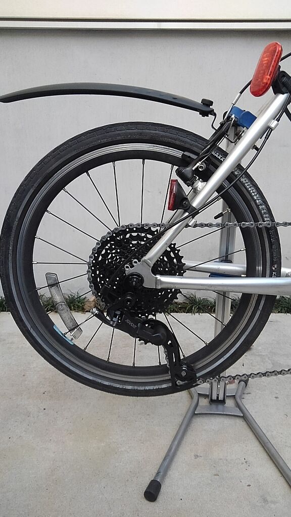 Rail20君、Funny Bike化する TIOGA PowerBlock 20×1.95(49-406